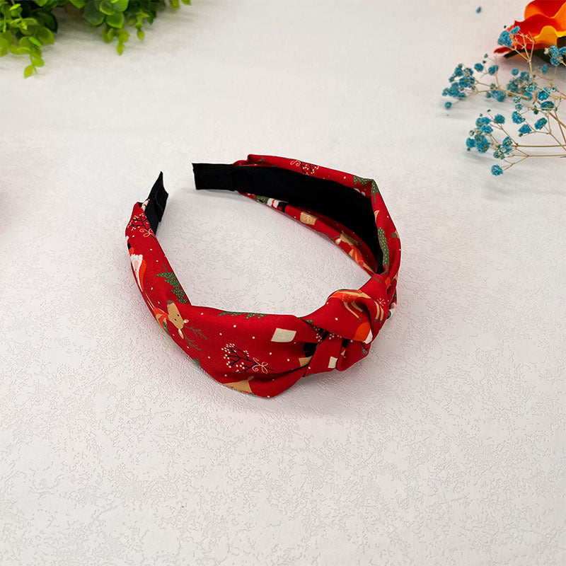 Wholesale Christmas Headband Knot Headband Three-dimensional Level Fabric